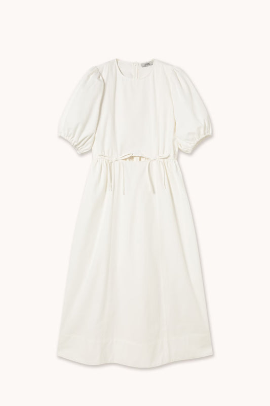 Puff Sleeve Midi Dress