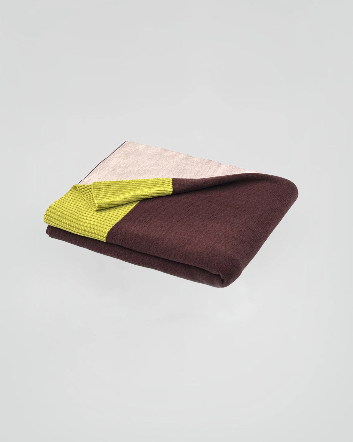 Merino Blanket - Bordeaux Peach Lime