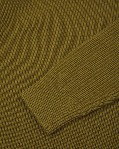 Crew Knit Jumper - Woodland Green