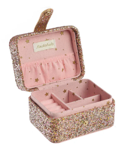 Confetti Glitter Jewellery Box - Gold