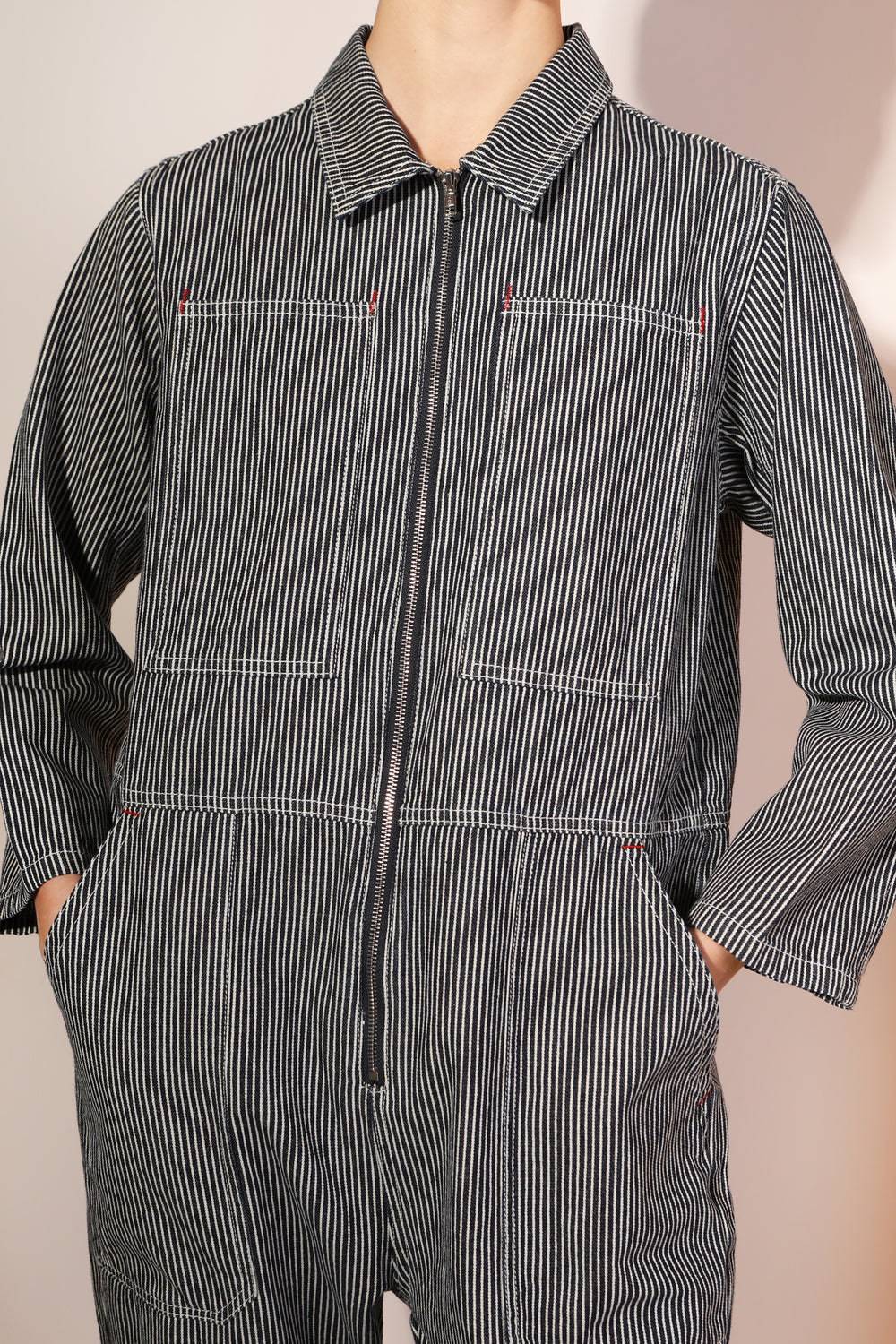 Dominic Boilersuit - Indigo Stripe *Last one*