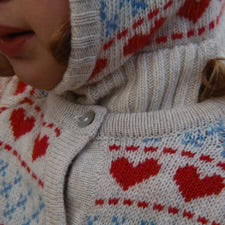 Belou Knit Balaclava - Heart