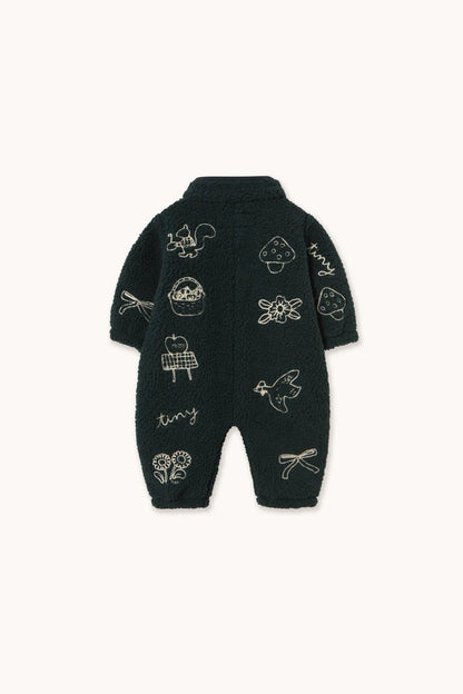 Tiny Apples Sherpa One-piece