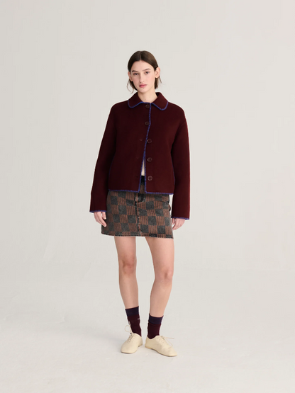 Handmade Jacket - Burgundy
