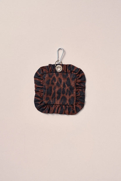 Poo Bag Cover - Dark Leopard