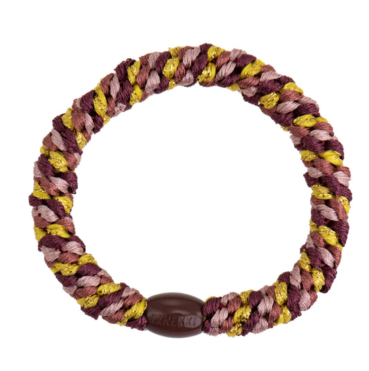 Hair Tie - Rosewood Sun Glitter Mix