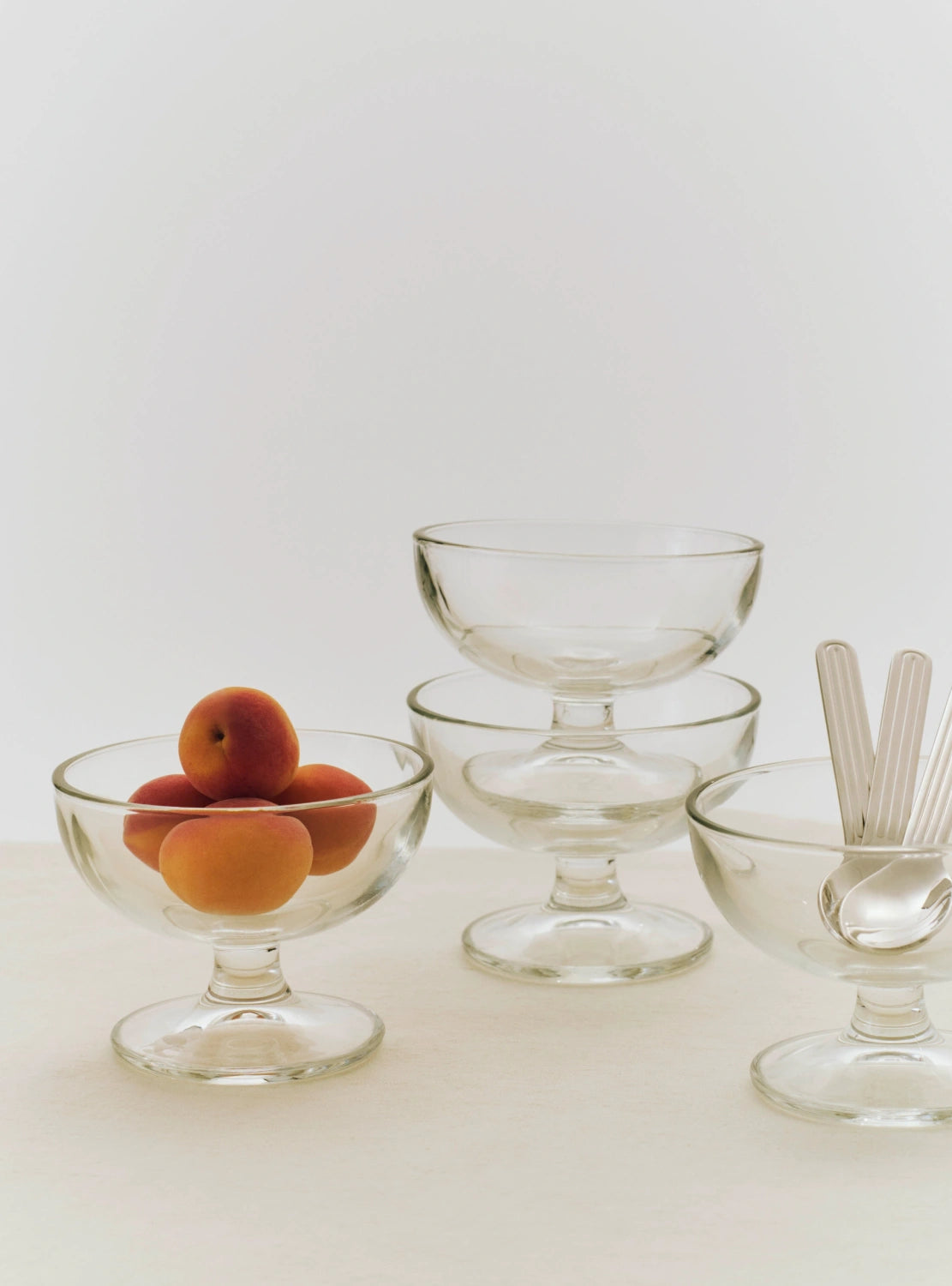 Glass Dessert Bowl - Clear