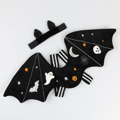 Embroidered Bat Wing Costume