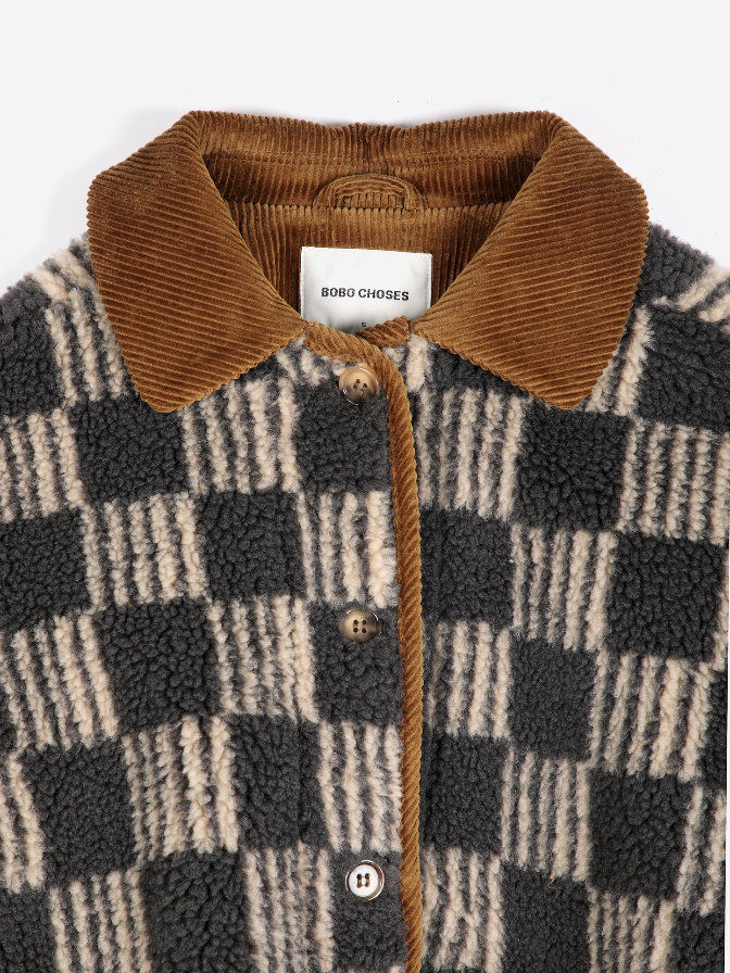 Almost Moiré Sherpa Jacket