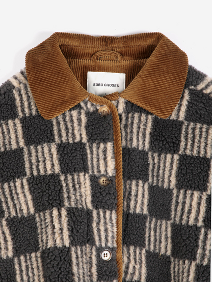 Almost Moiré Sherpa Jacket