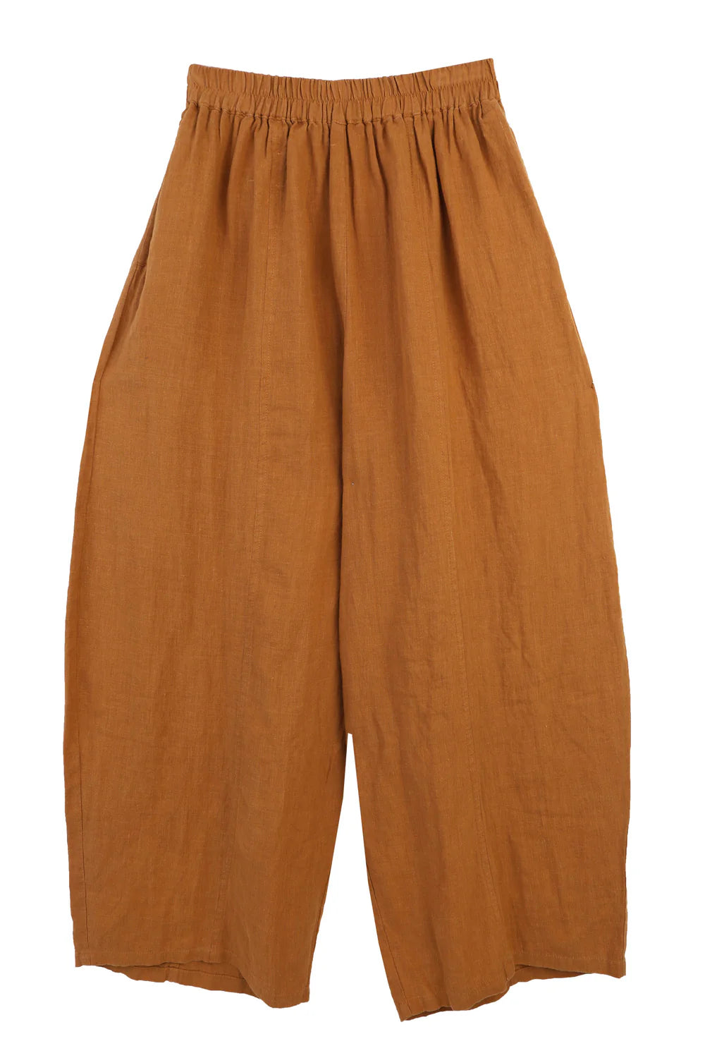 Basic Linen Trousers - Turmeric
