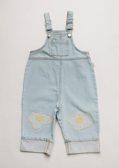 Blythe Egg Patch Denim Dungarees