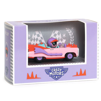 Crazy Motor Pink Lady Racing Car
