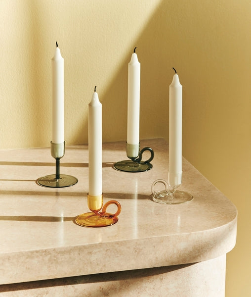 Tiny Candleholder Straight - Grey