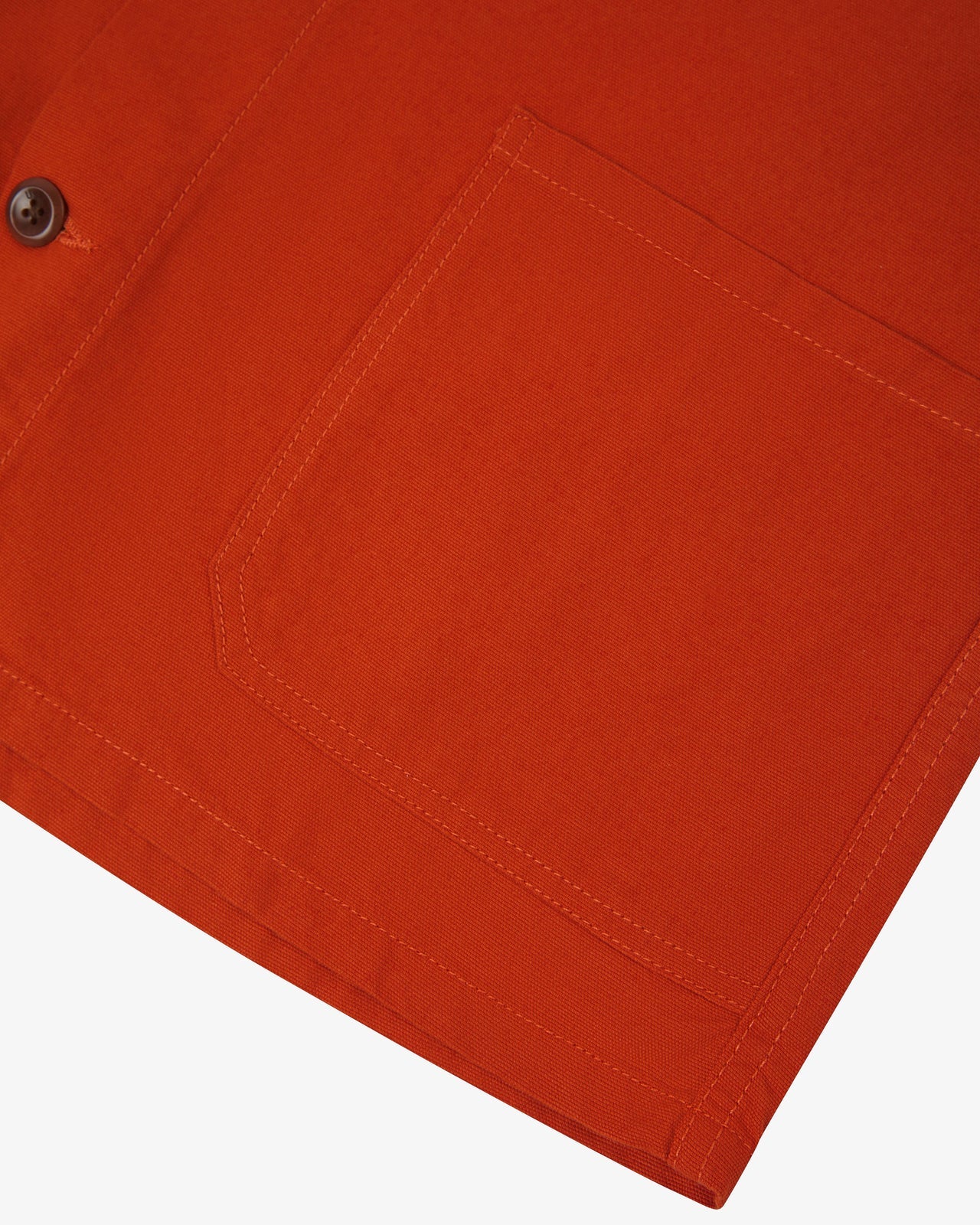 Buttoned Overshirt - Rust