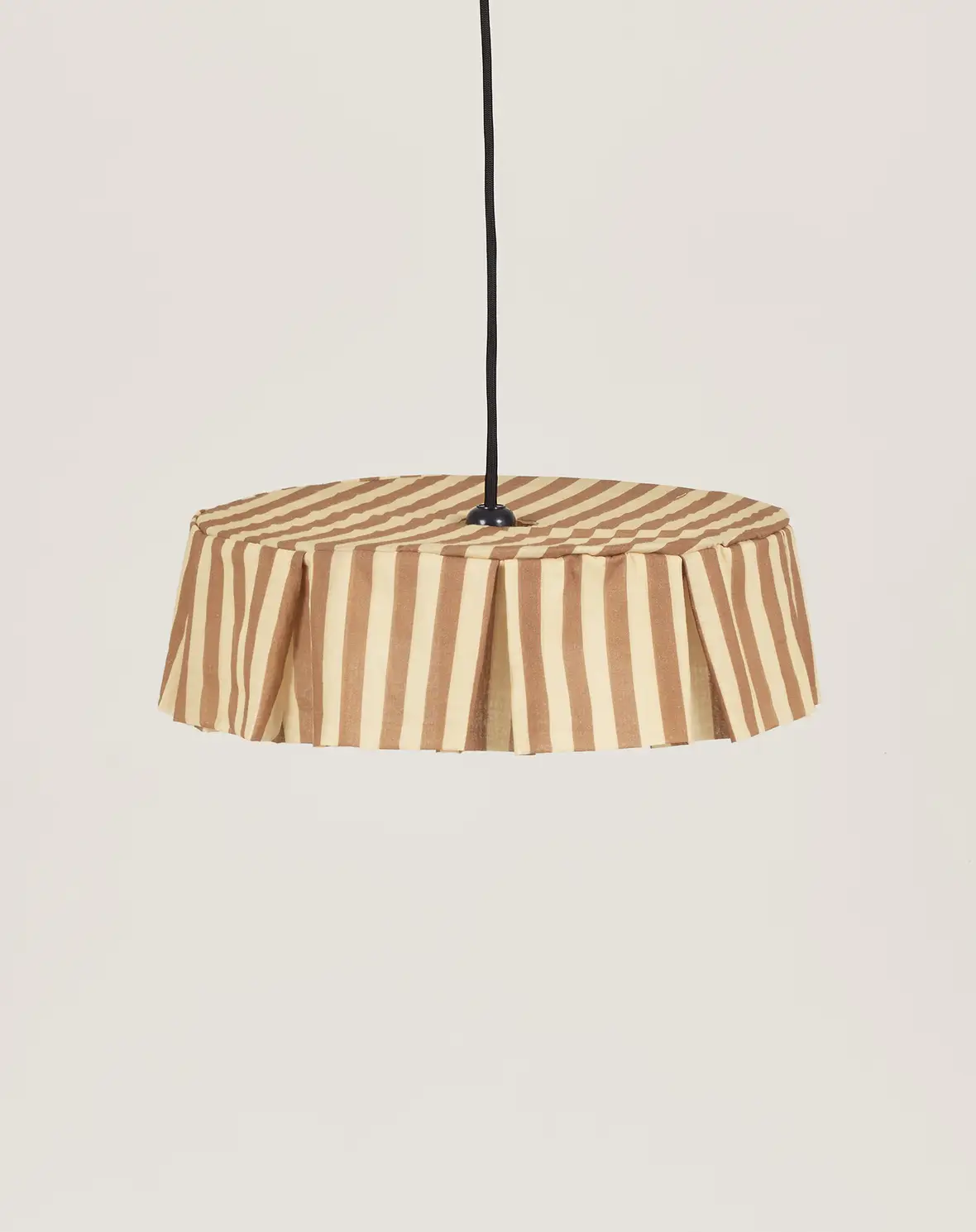 Vibes Lampshade - Brown Stripes