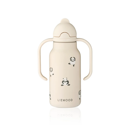 Kimmie Water Bottle - Panda / Sandy