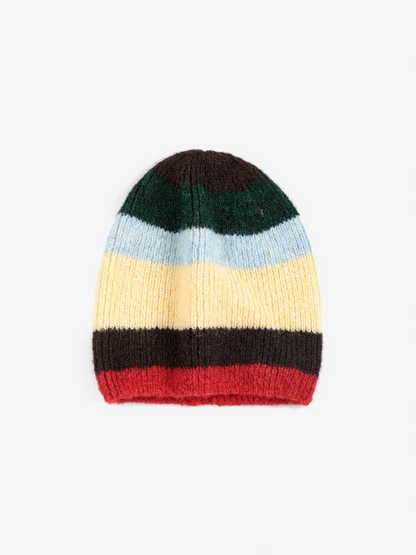 Multi Colour Striped Beanie