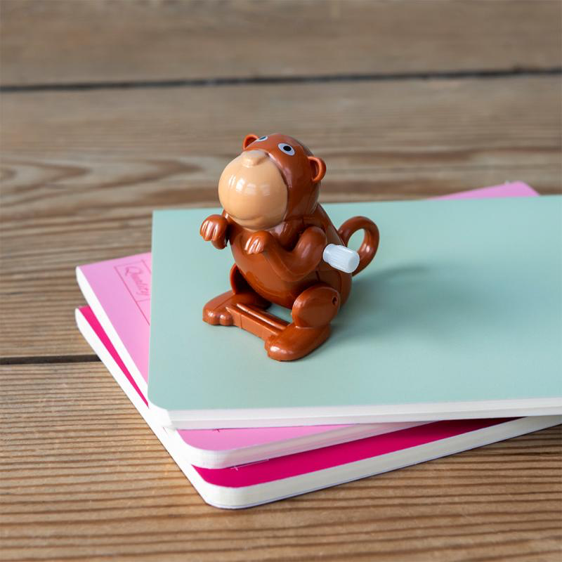 Wind Up Jumping Monkey Toy