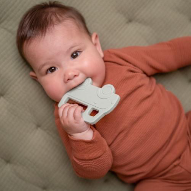 Silicone Teething Ring - Bus