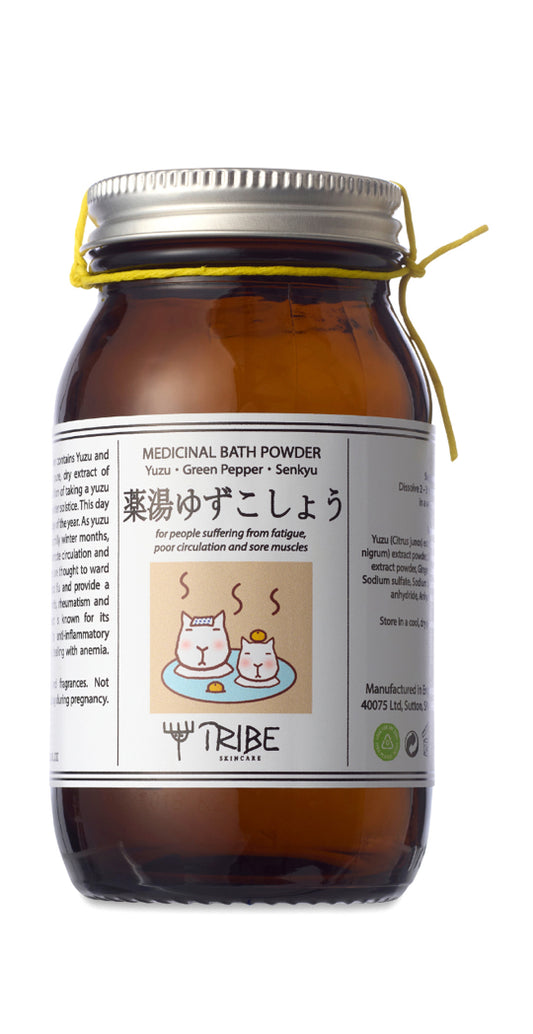 Japanese Bath Powder With Yuzu, Green Pepper & Senkyu
