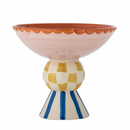 Bob Pedestal Bowl - Rose