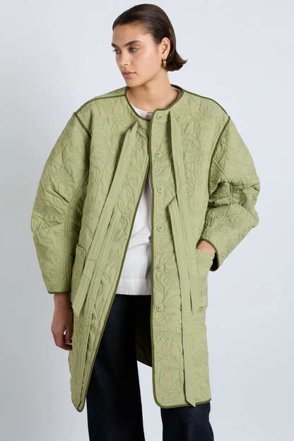 Valentine Reversible Liner Jacket - Green