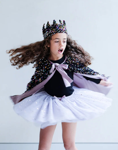 Rainbow Dazzle Sequin Cape