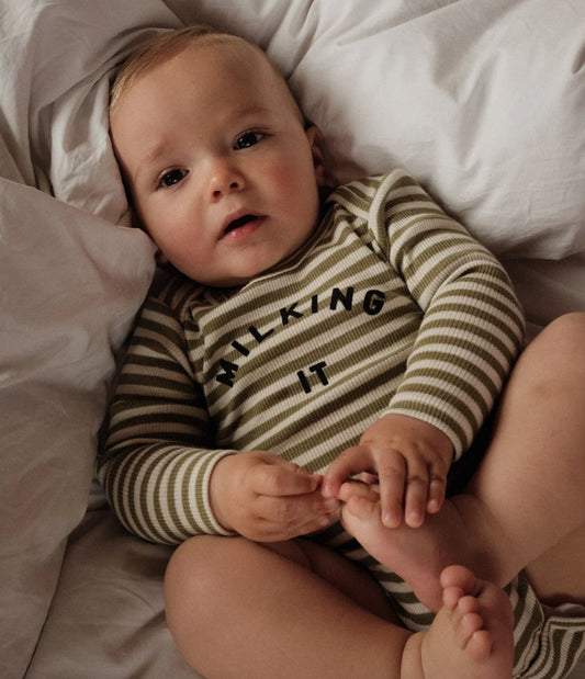 Milking It Stripe Bodysuit