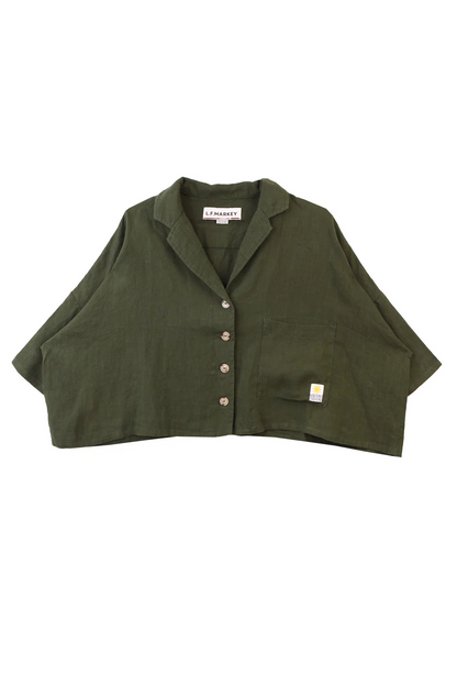 Maxim Linen Shirt - Khaki
