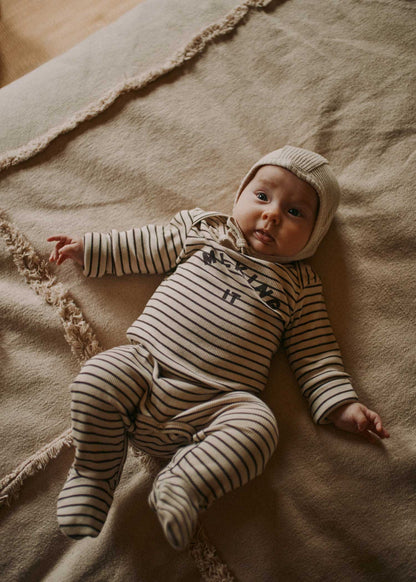Milking it Onesie - Coco Stripe