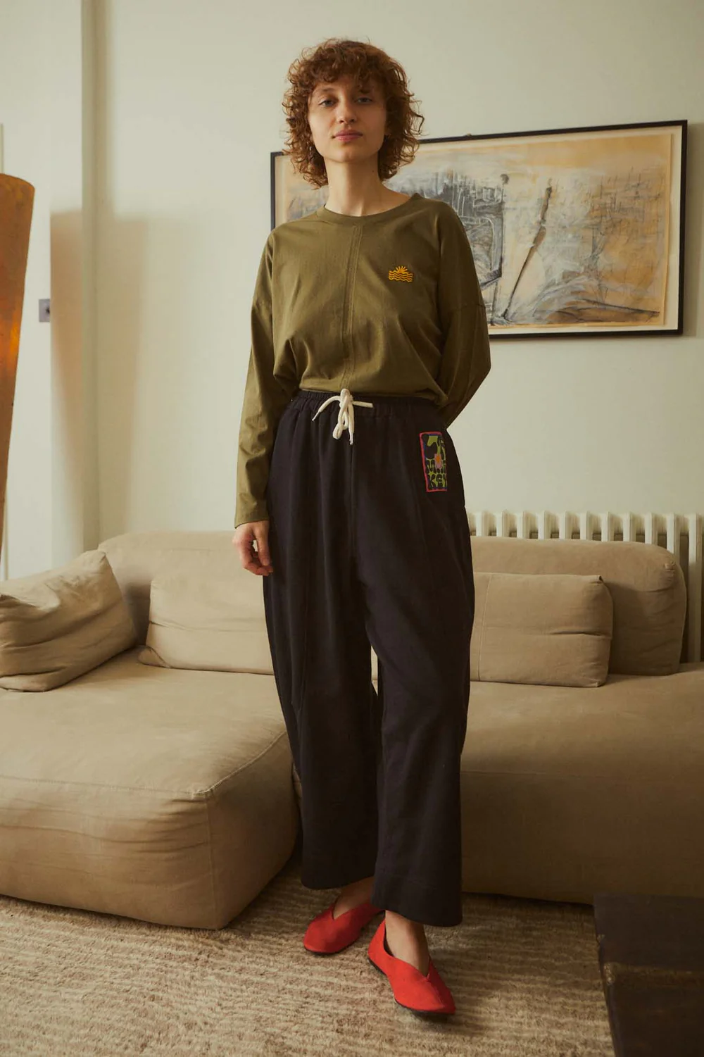 Lesley Top - Olive