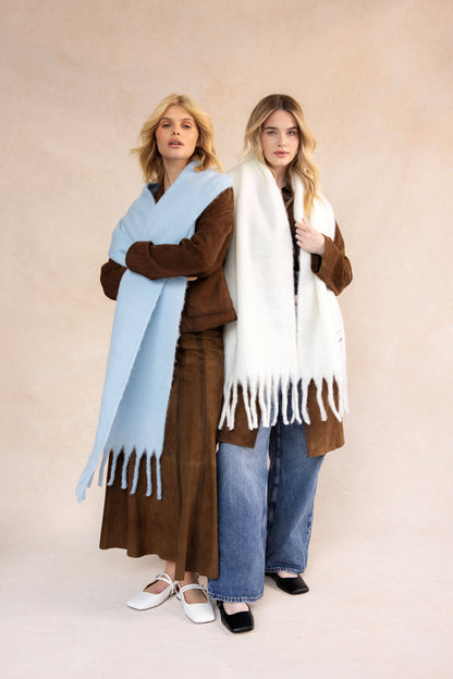 The Stockholm Scarf - 100% Recycled - Glacier Blue