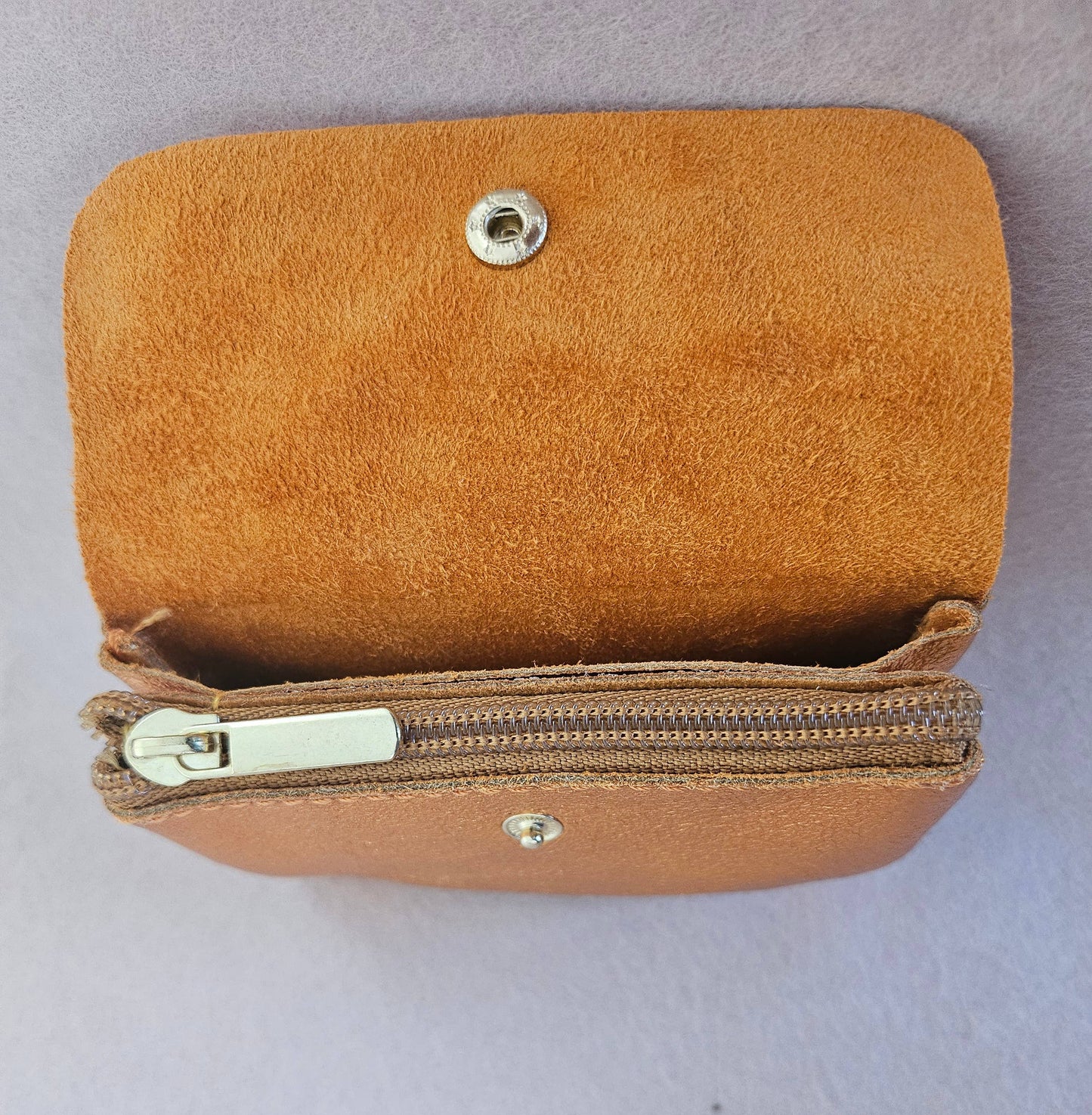 Metallic leather Kangoo wallet: Pink