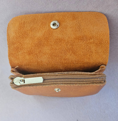 Metallic leather Kangoo wallet: Pink