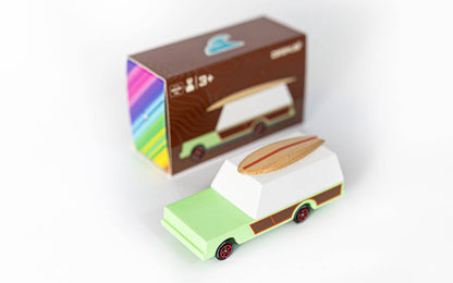 Candycar - Surf Wagon with Topper - Wooden Diecast Toy Car