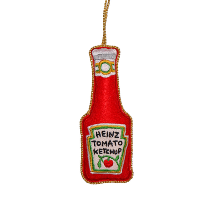 Heinz Tomato Ketchup Embroidered Decoration