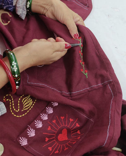 My Mini Jacket - Burgundy