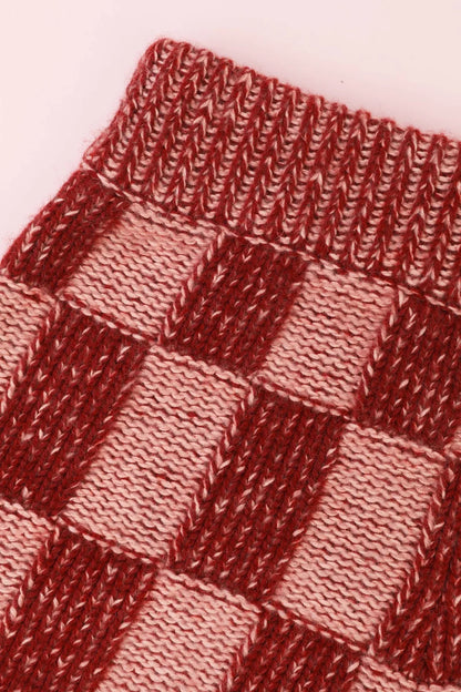 Raven Knit Shorts - Brick