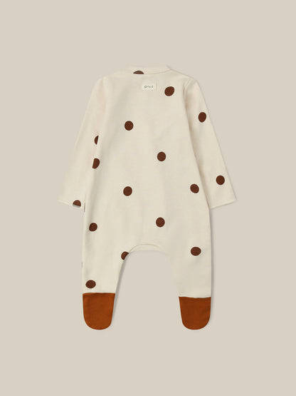 Undyed Cotton Dots Suit