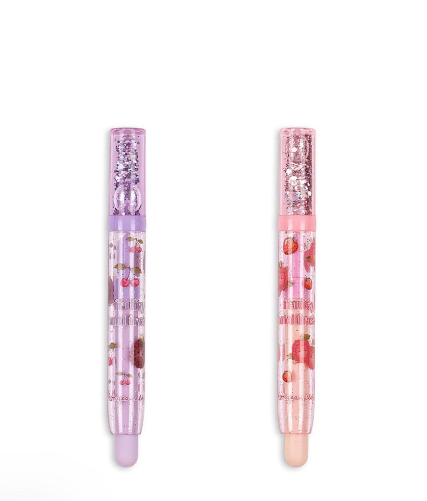 Fruity Fresh Eraser Set Cherry & Strawberry