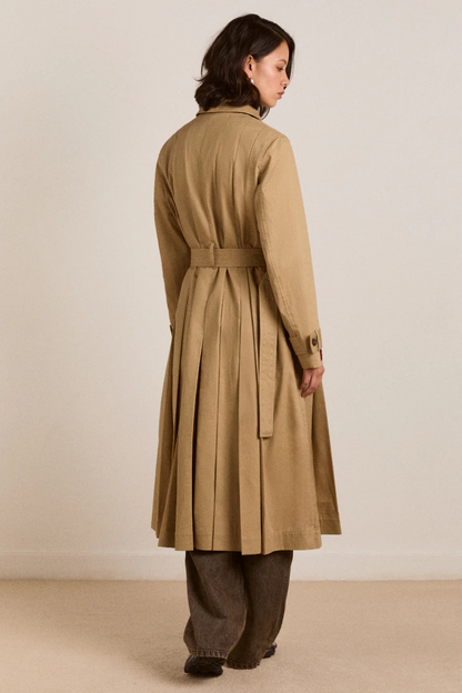 Sofia Pleated Trench
