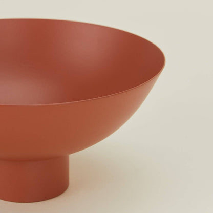 Footed Bowl - Medium Terracotta