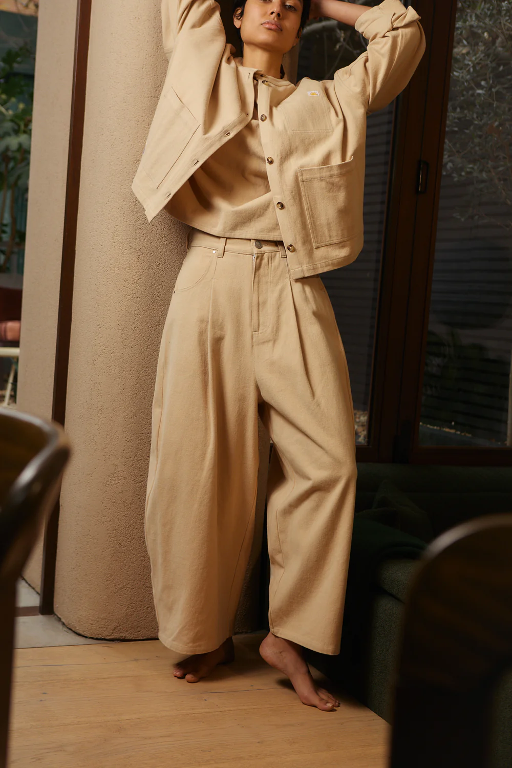 Mason Trouser- Beige