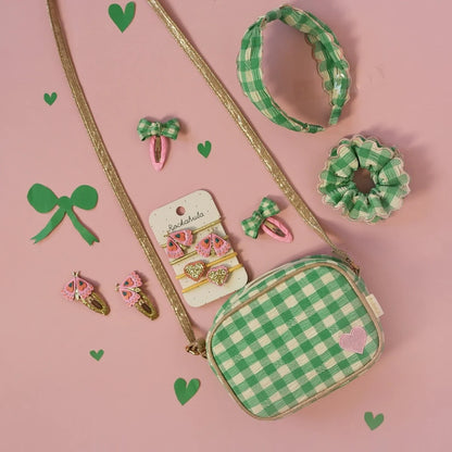 Gertie Gingham Scalloped Headband