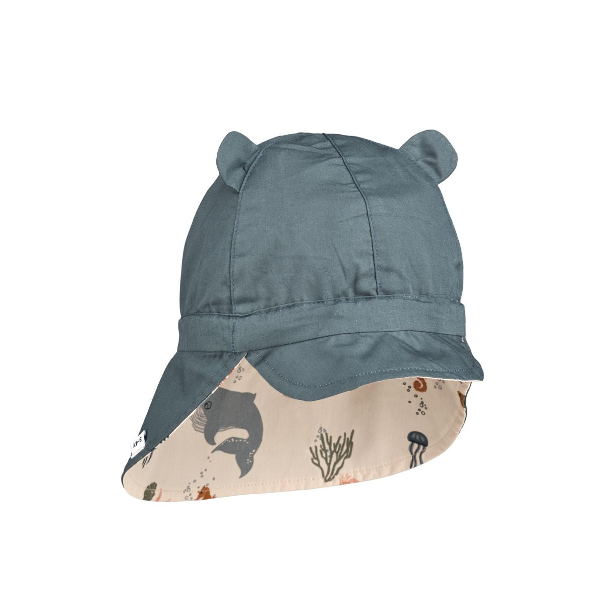 Gorm Reversible Sunhat - Sea Creatures / Sandy