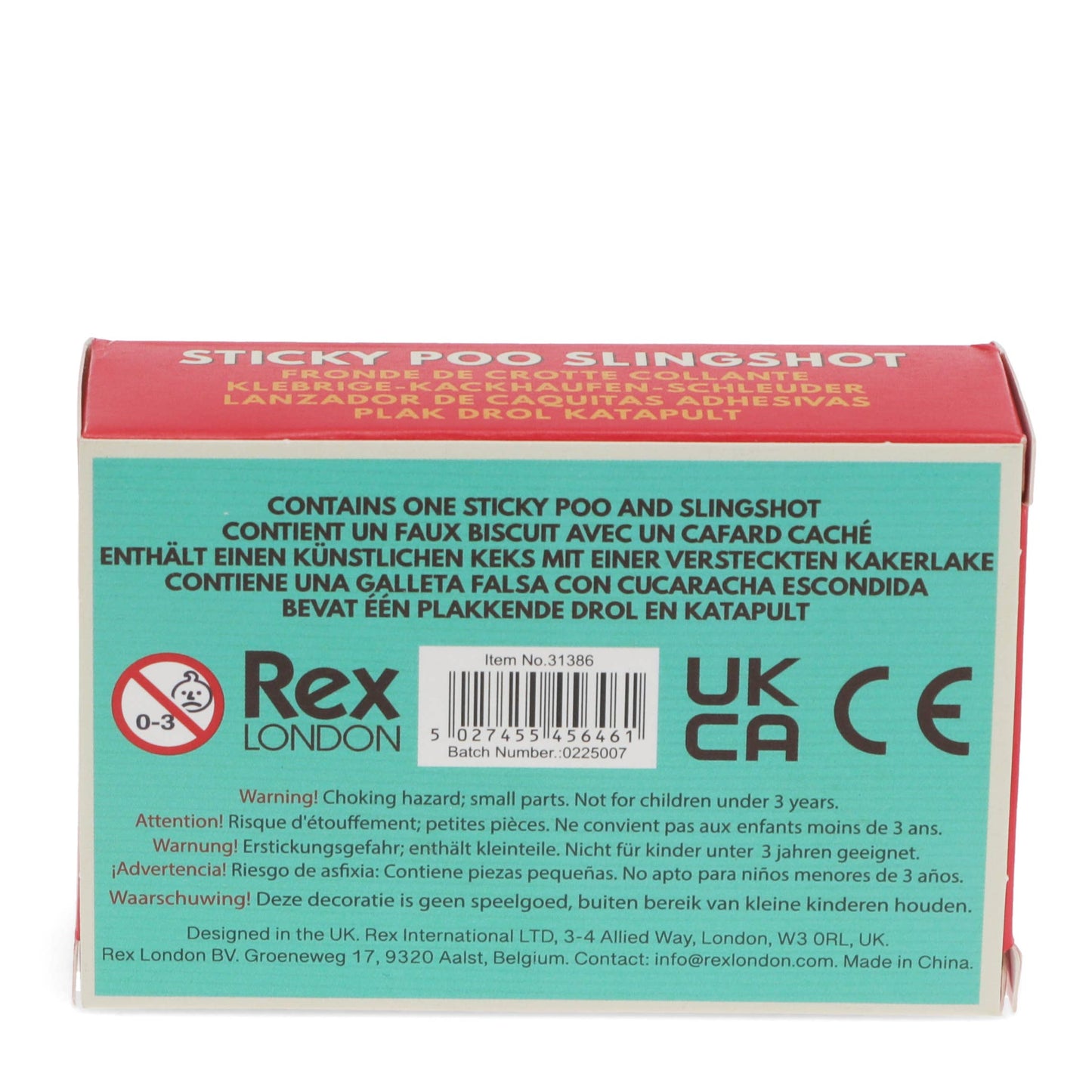 Sticky poo slingshot