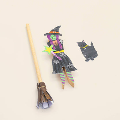 Make Your Own Witch Peg Doll