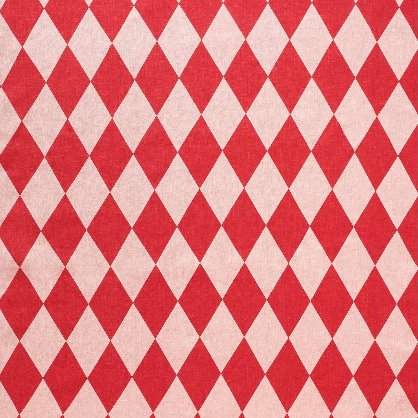 Harlequin frill tablecloth, red/pink