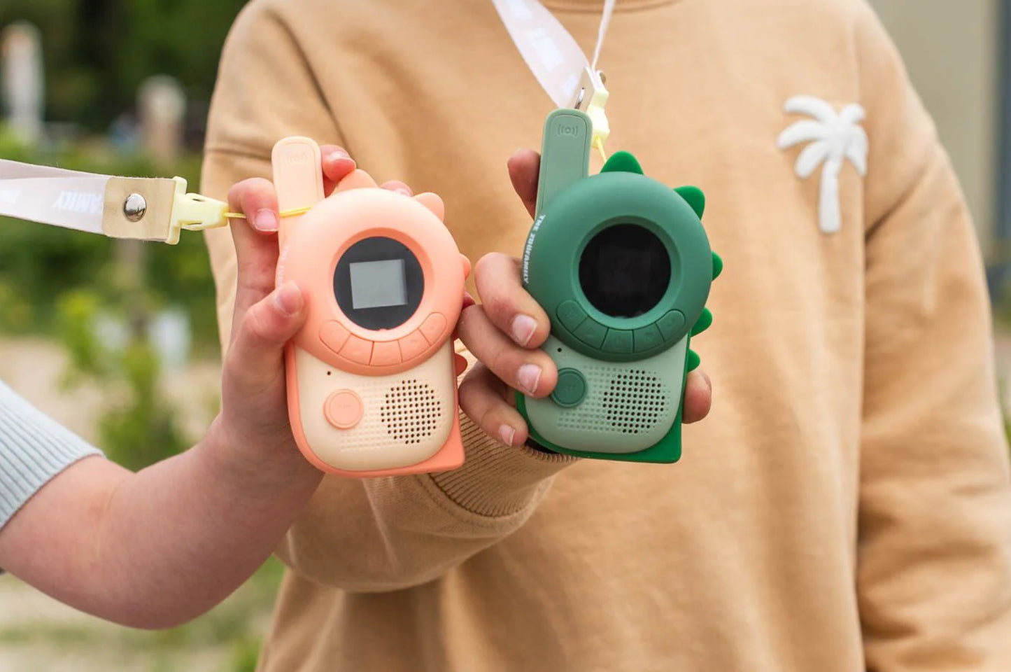Dino  Walkie Talkies - Pink / Green